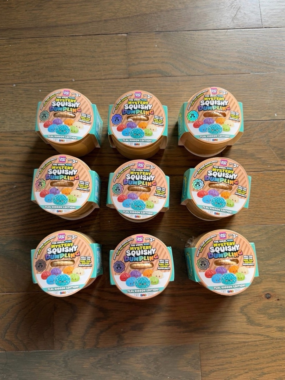 NEW Mystery Squishy Dumplings Set of 9